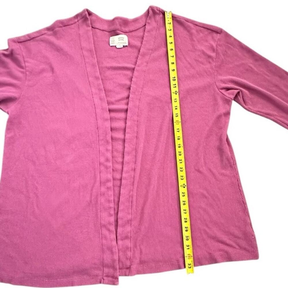 ANTHROPOLOGIE SATURDAY SUNDAY
Pink Waffle Thermal Open Cardigan size 3X - Picture 3 of 7